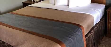 Basic-værelse - 1 queensize-seng | Lydisolering, strygejern/strygebræt, gratis Wi-Fi