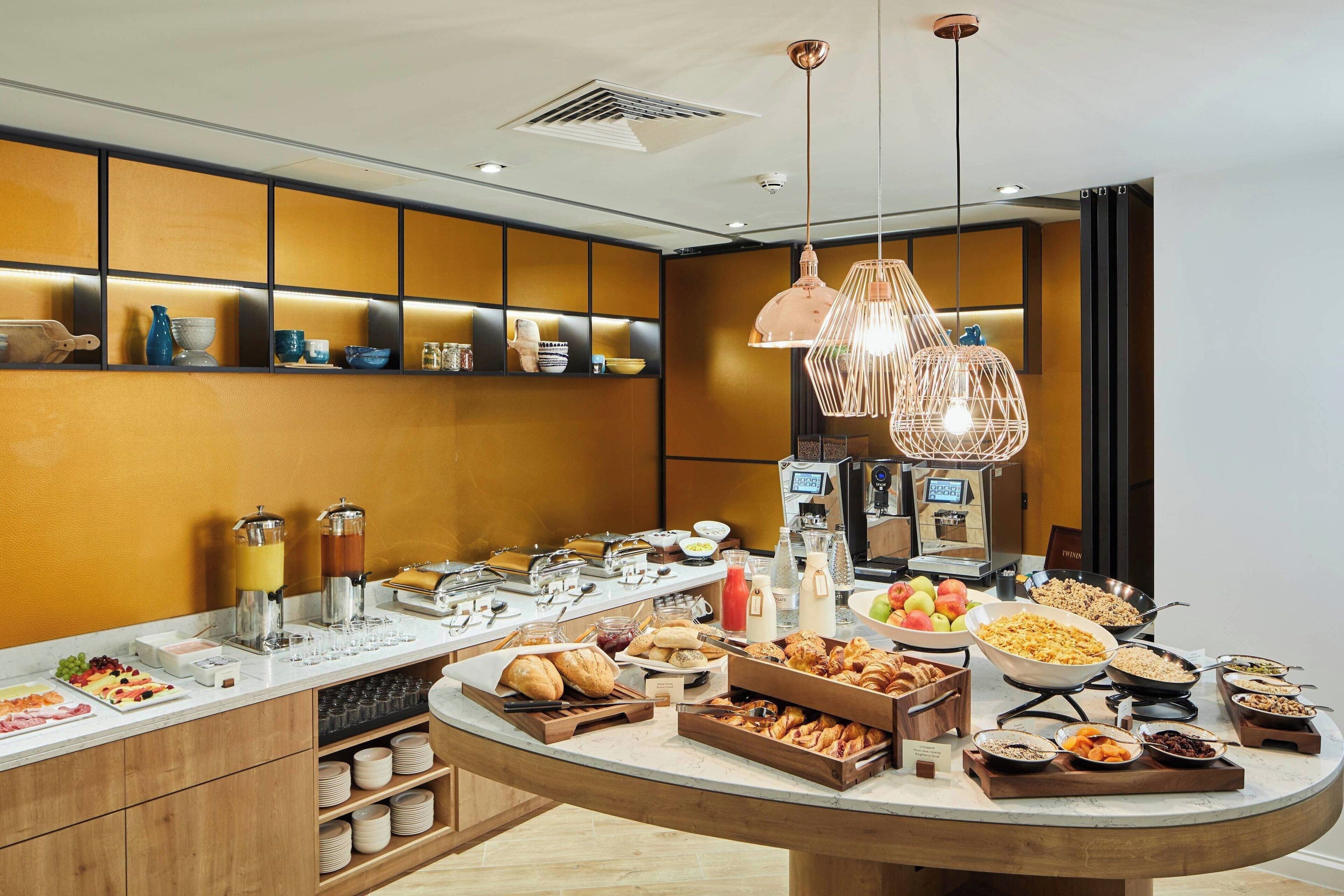 daily buffet breakfast (gbp 18 per person)