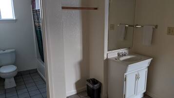 Combined shower/bathtub