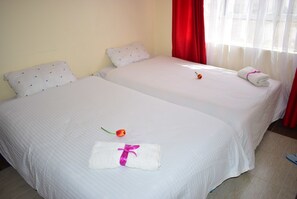 Twin Room | Premium bedding, memory-foam beds, individually decorated - 254 Airport Inn (Syokimau)