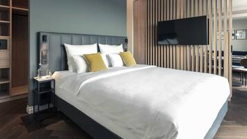 Junior-Suite | Hochwertige Bettwaren, Zimmersafe, VerdunkelungsvorhÀnge