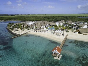 Aerial view - Preskil Island Resort (Mahebourg)