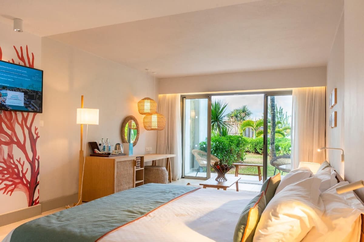 1 quarto, frigobar (abastecido com alguns itens grátis)