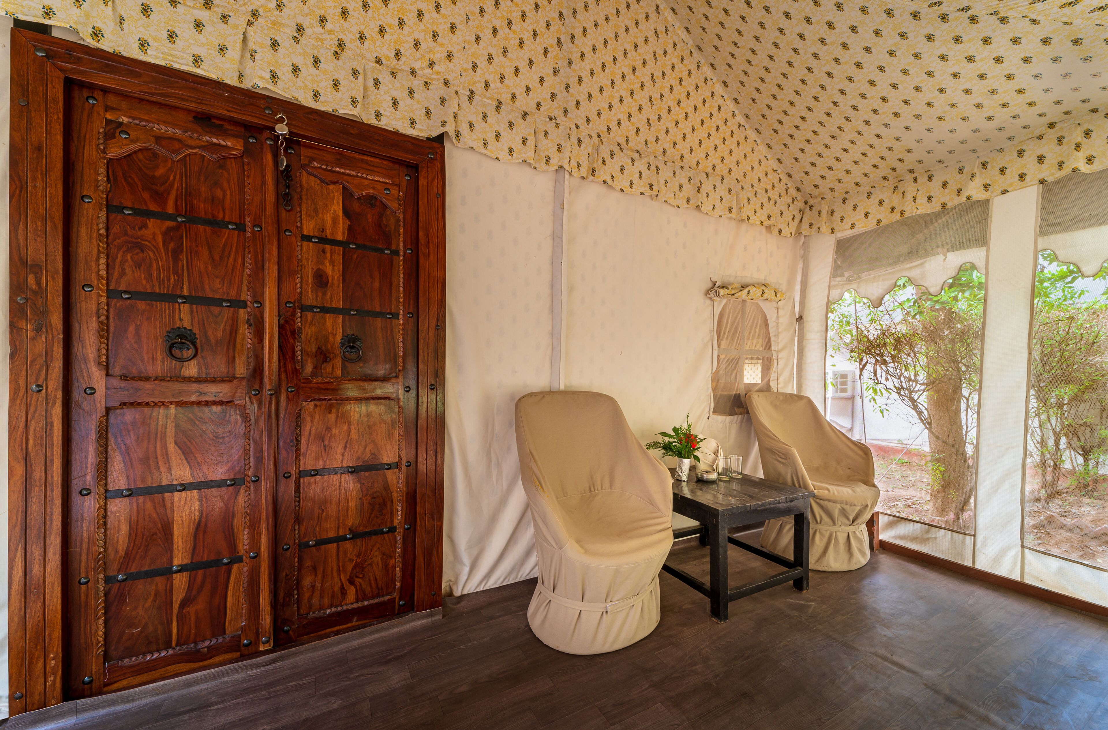 Luxury Tent, Garden View | Balcony