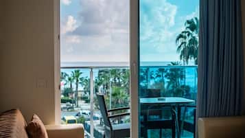 Basic Twin Room, 1 Bedroom, Sea View | WiFi (free), bed sheets