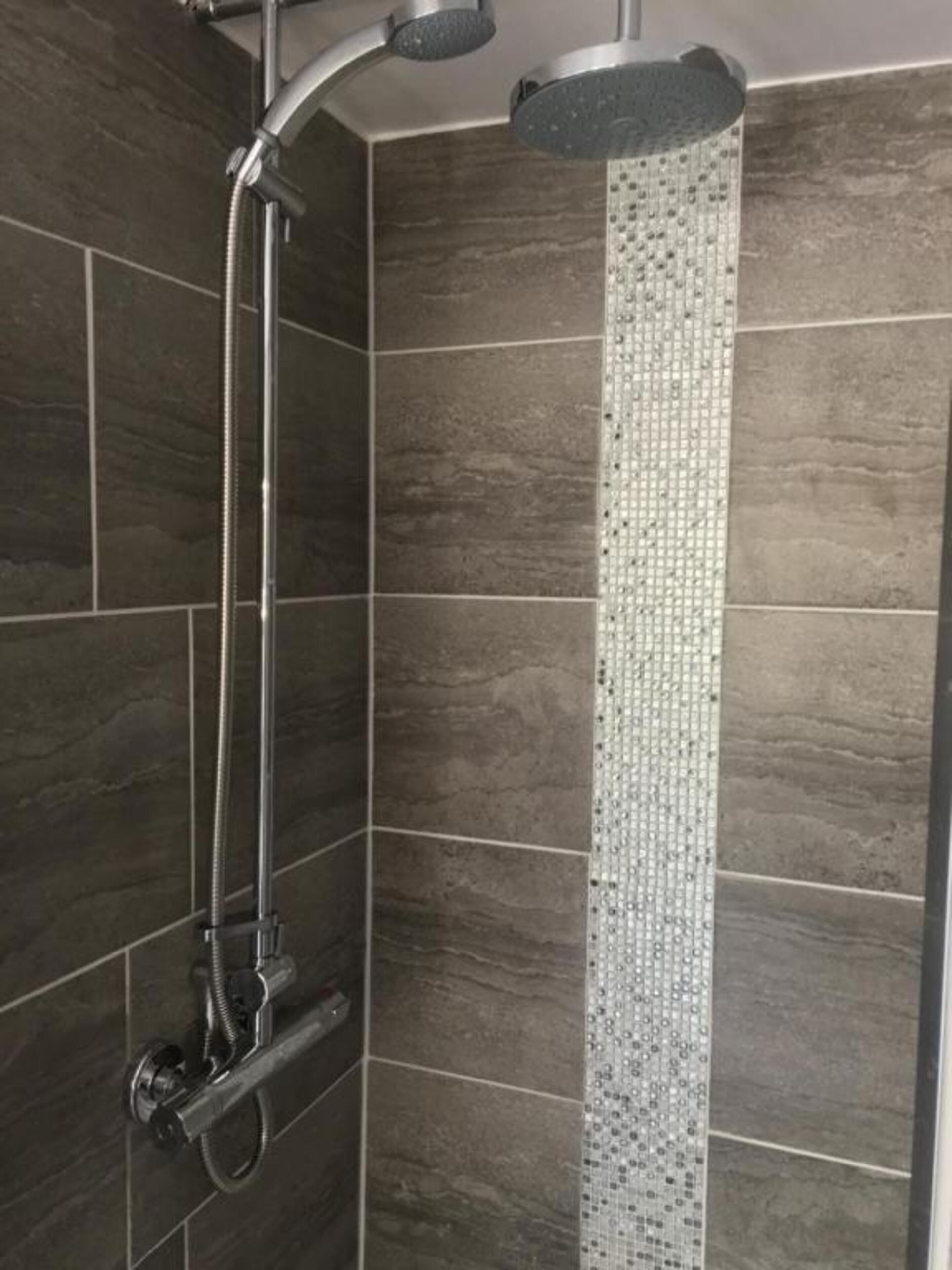 standard double room, 1 king bed | bathroom | shower, designer toiletries, hair dryer, dressing gowns