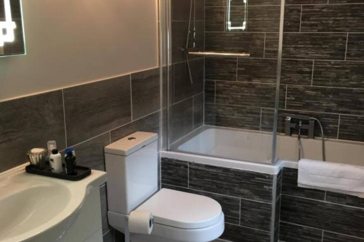 shower, designer toiletries, hair dryer, dressing gowns