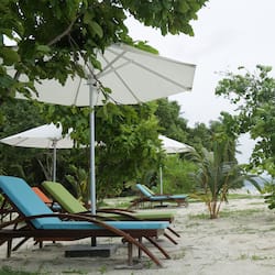 Private beach