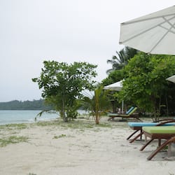 Private beach