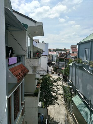 Room 201, Balcony, Shared Bathroom | Balcony view