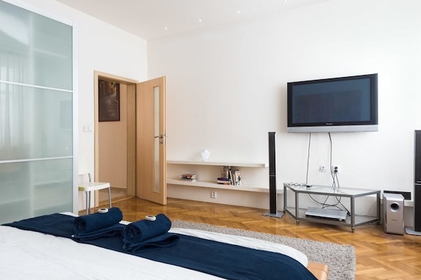 Desk, free WiFi, bed sheets - BVV Apartments (Brno)