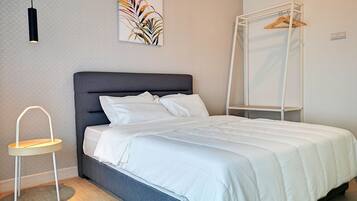 2 makuuhuonetta, silitysrauta/-lauta, internet, vuodevaatteet