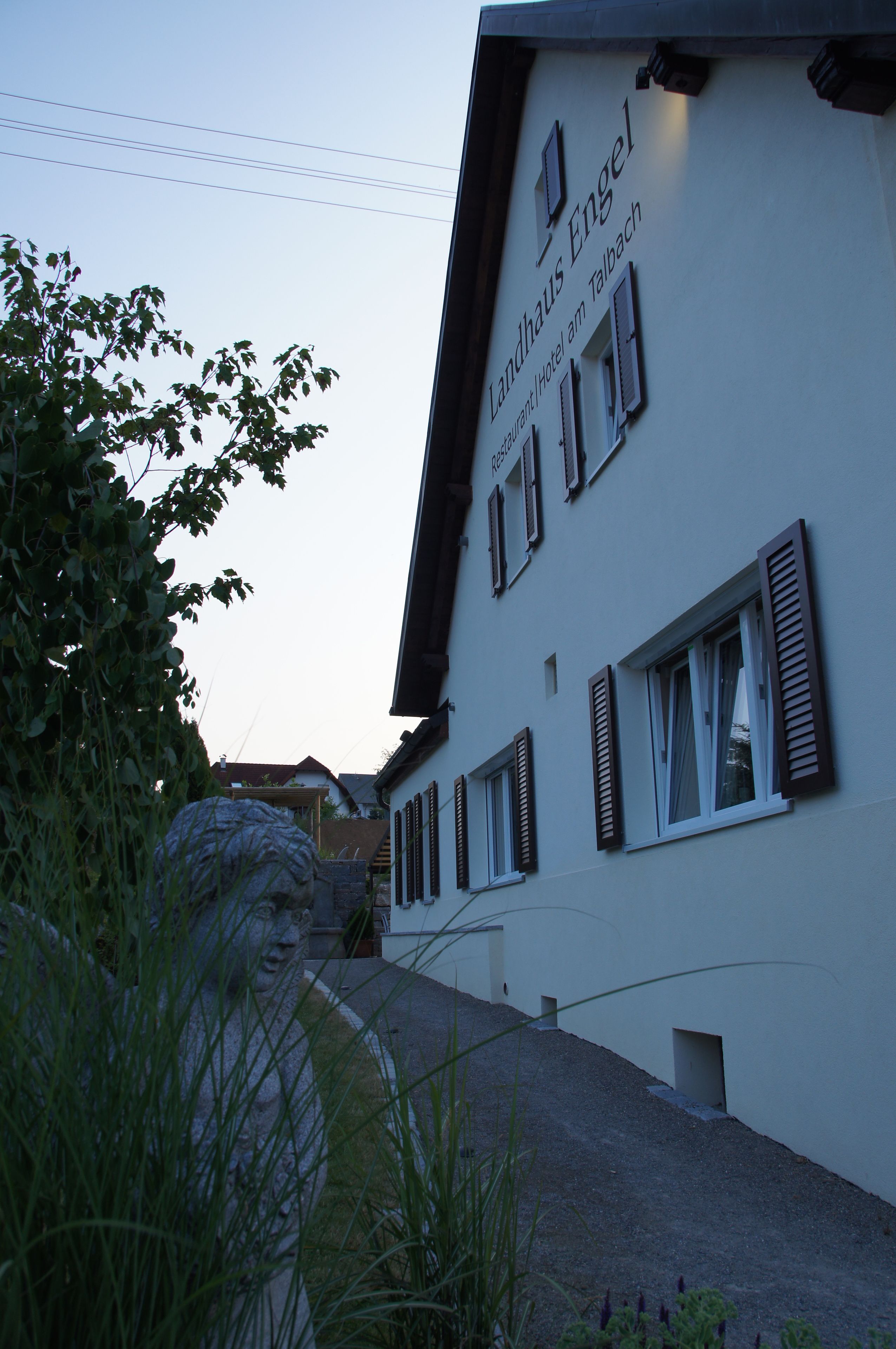 front of property – evening/night