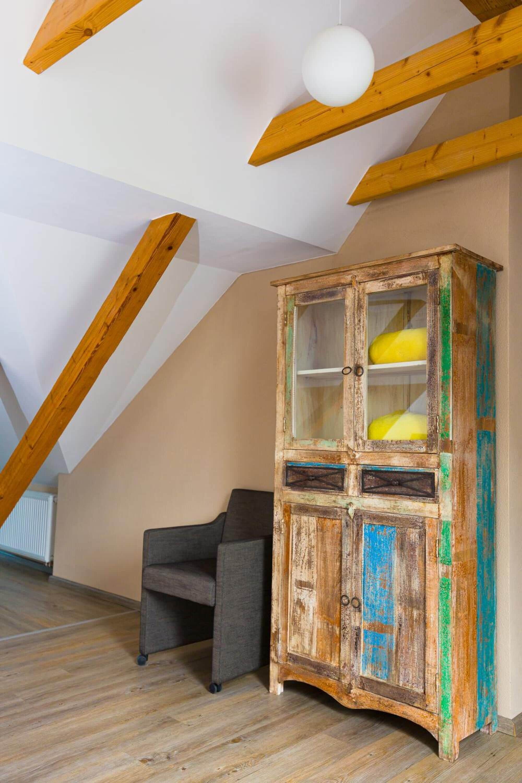 desk, blackout curtains, iron/ironing board, free wifi