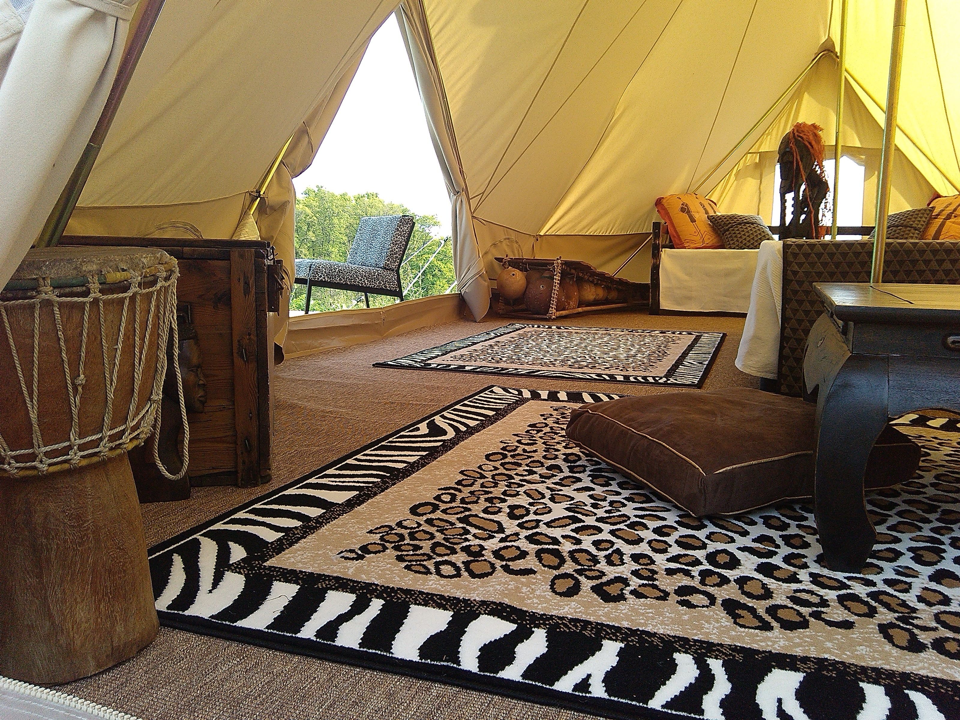 帳篷 (Saharienne) | 獨特設計、獨特裝修、遮光窗簾/窗簾、熨斗/熨衫板