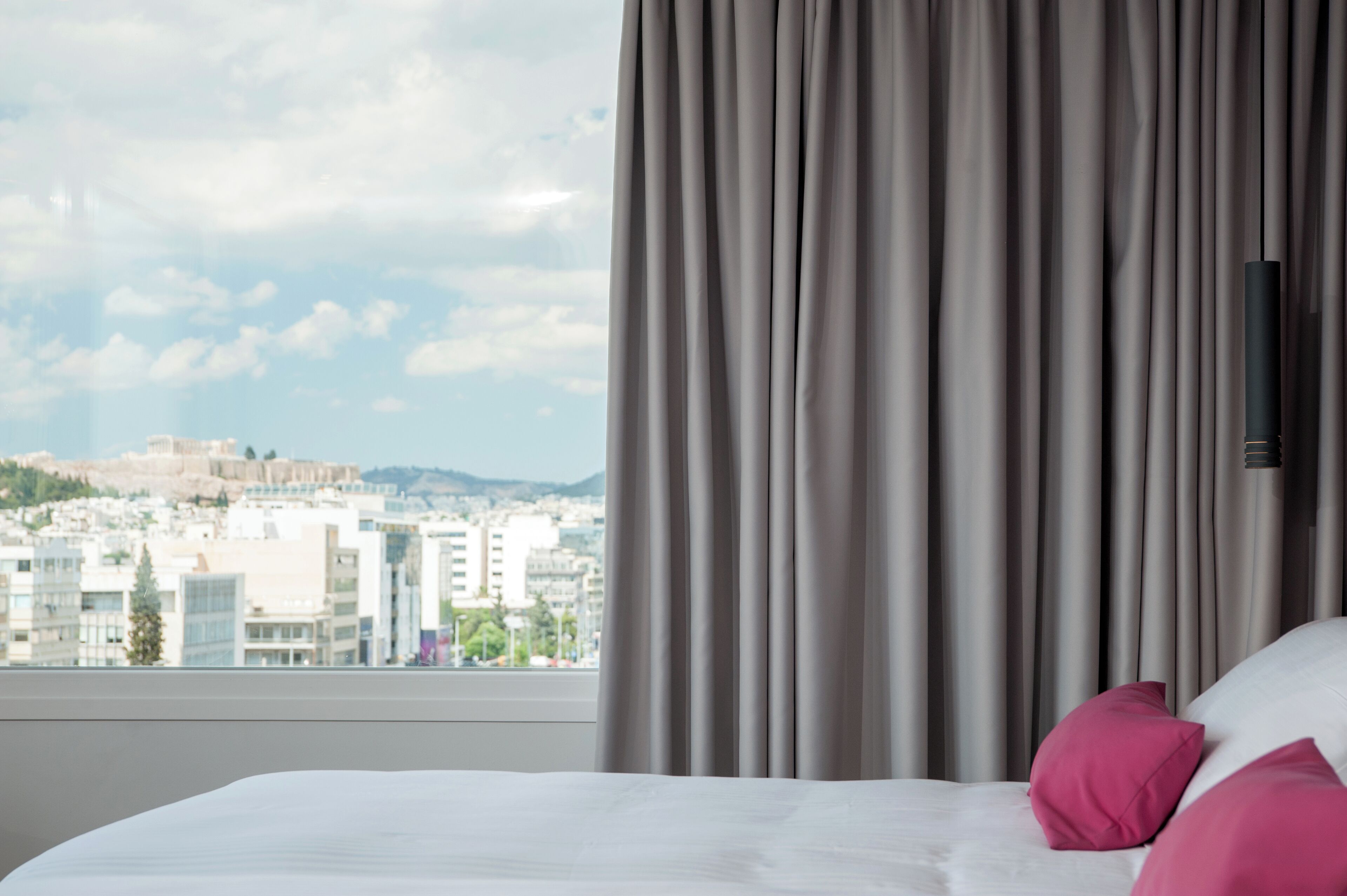 deluxe double or twin room, acropolis view | 1 bedroom, hypo-allergenic bedding, in-room safe, desk
