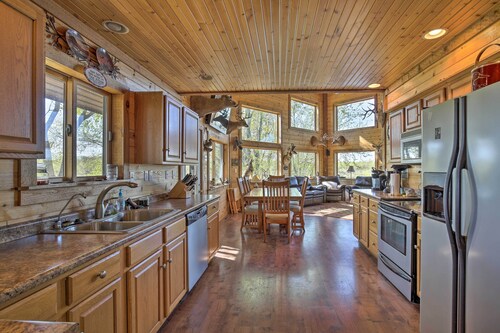 Lodge on 240 Acres w/ Deck, Grill & Fire Pit!