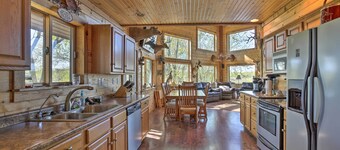 Lodge on 240 Acres w/ Deck, Grill & Fire Pit!