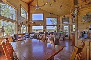 Interior - Lodge on 240 Acres w/ Deck, Grill & Fire Pit! (Snyder)
