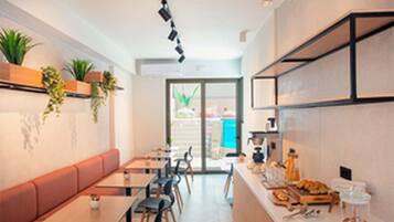 Daily buffet breakfast (EUR 8 per person)