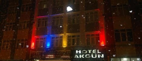 Front of property – evening/night