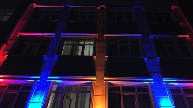 Front of property - evening/night - Hotel Akgun (Erzurum)