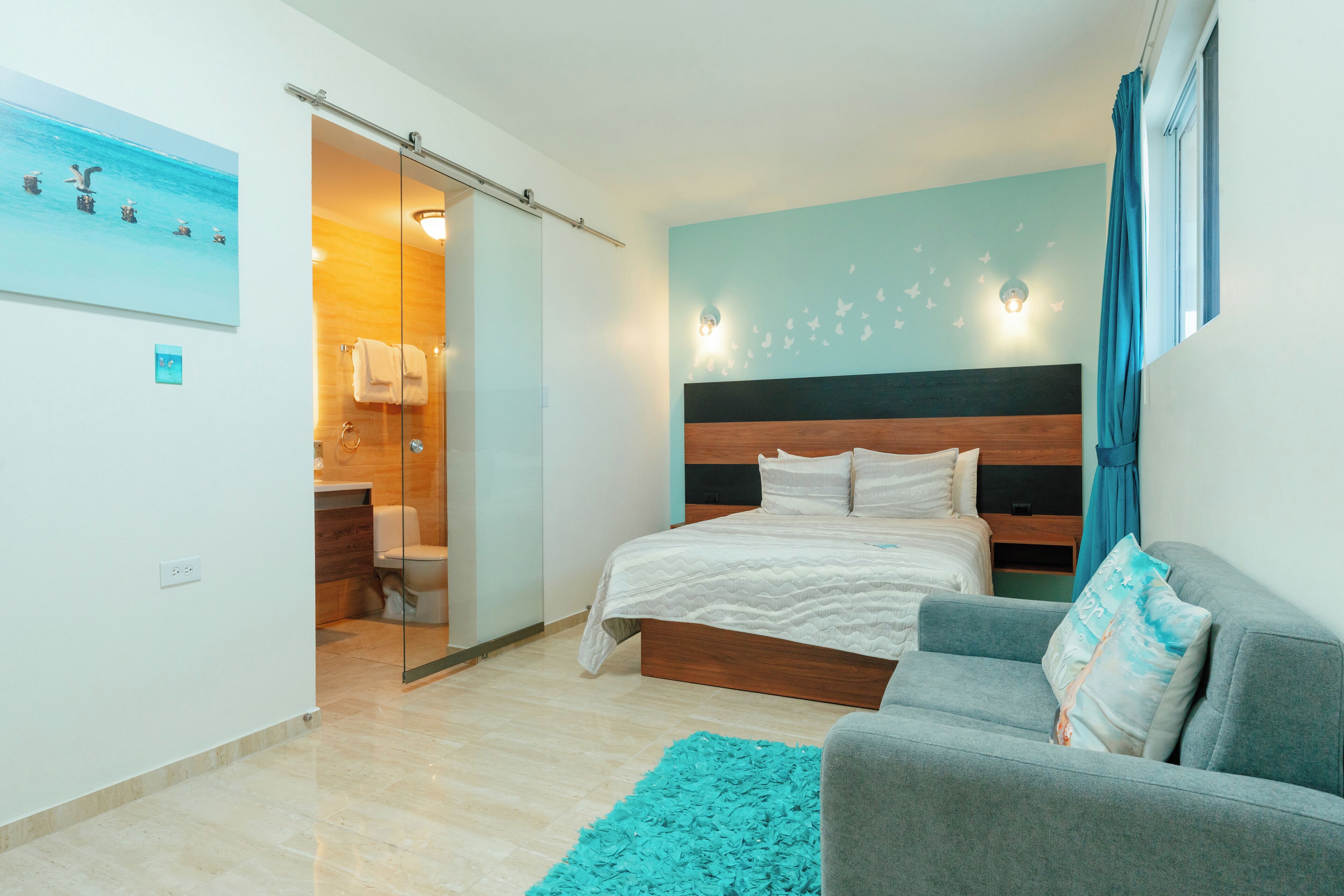 Comfort Suite, 1 Queen Bed, Patio | Down comforters, in-room safe, laptop workspace, blackout drapes