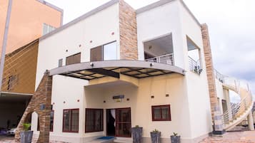 Fassade der Unterkunft