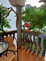 Romantic Apartment, Sea View, Beachside | Terrace/patio