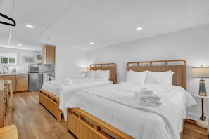 Beach House, Two Bedroom, Unit 16 | Iron/ironing board, free WiFi, bed sheets - Island View Motel (Old Orchard Beach)