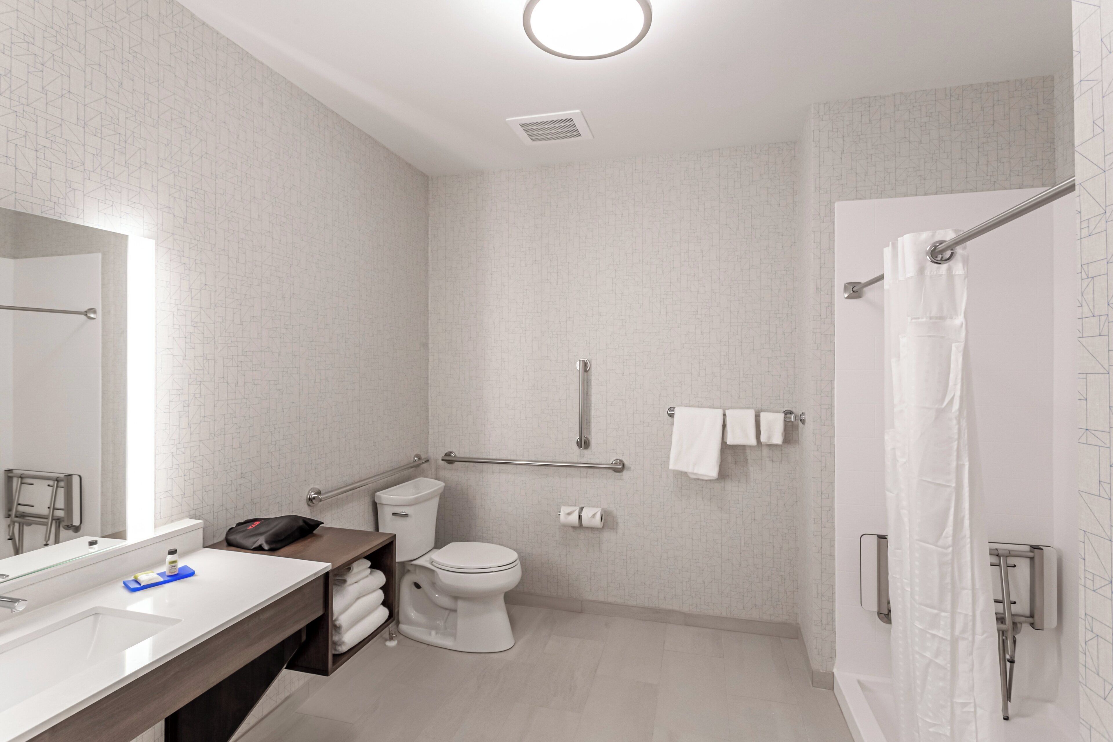 Standard Room, 1 King Bed, Accessible (Communications Accessible) | Bathroom