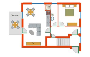 مخطط تصميم الطابق
