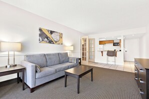 Suite, 1 llit de matrimoni gran, no fumadors (with Sofabed) | Roba de llit d'alta qualitat i cobrellits 