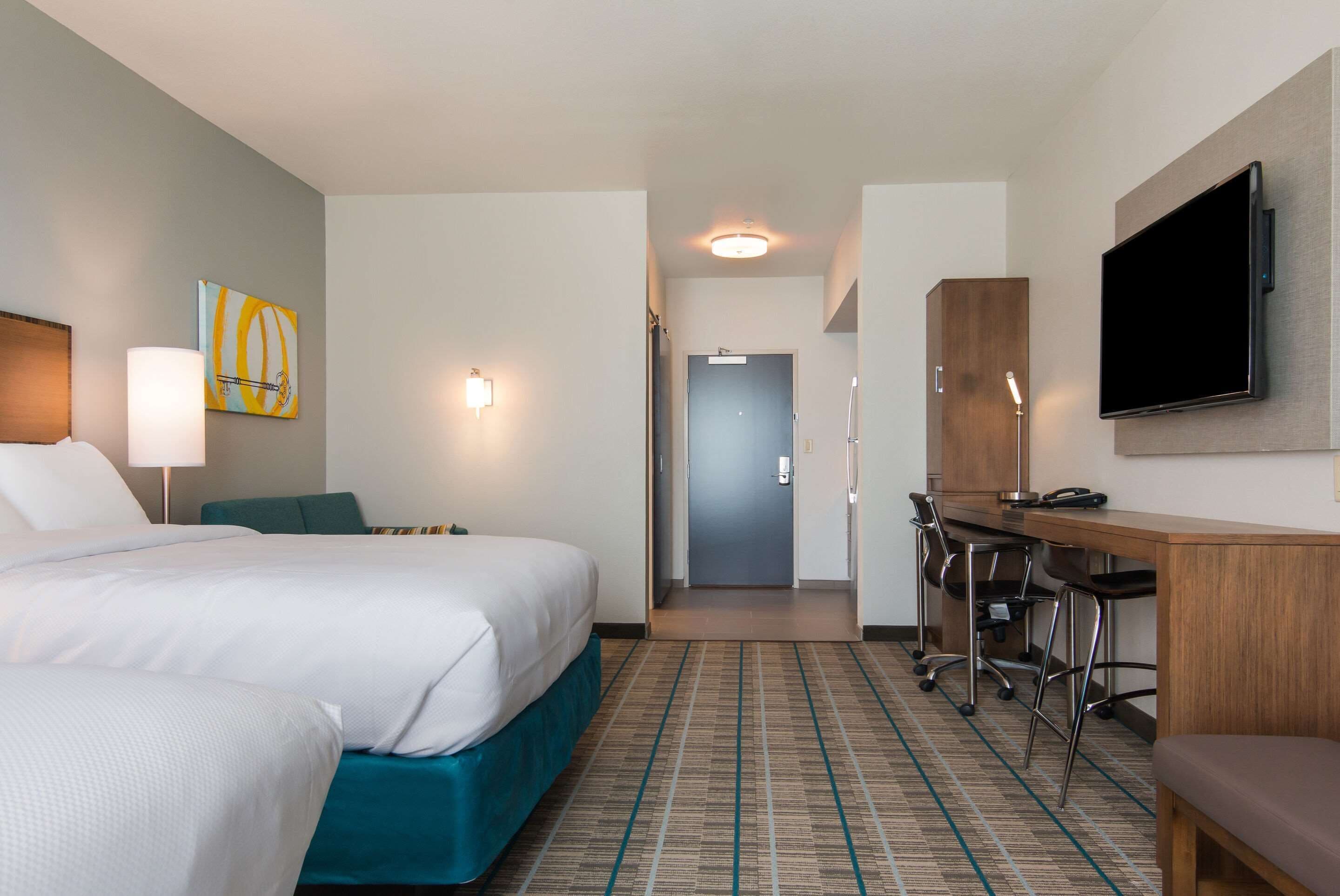 Suite, 2 Queen Beds, Non Smoking | Iron/ironing board, free WiFi, bed sheets