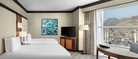 Ropa de cama de alta calidad y minibar