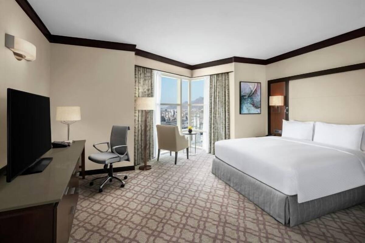 Ropa de cama de alta calidad y minibar