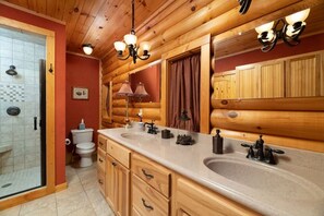 Hair dryer, towels