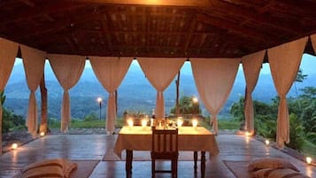 Área de bodas al aire libre