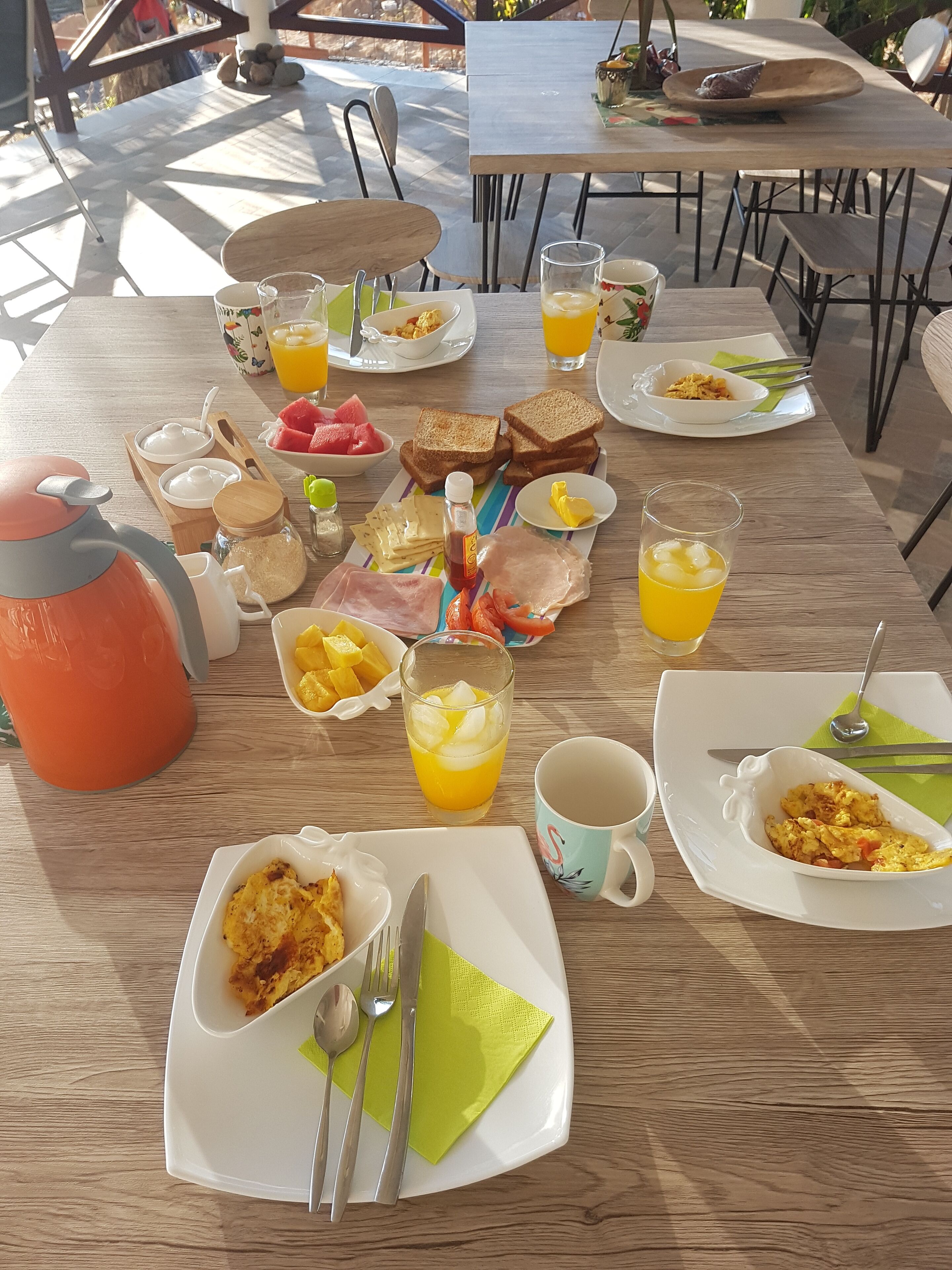 Desayuno continental (PAB 4 por persona) 