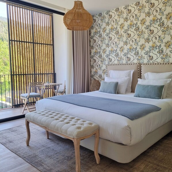 Comfort Double Room | Premium bedding, individually decorated, laptop workspace