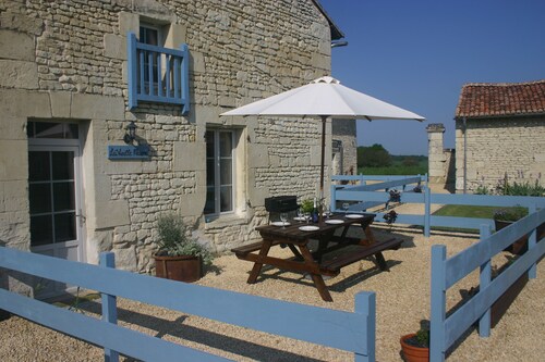 3 well equipped gites with swimming pool on the Loire Valley/Vienne border