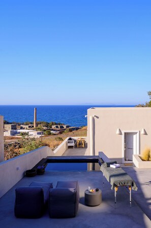Terrace/patio - Luxurious Private Retreat in Santorini (Fira (Ekso Gialos))