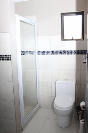 Appartement Familial | Salle de bain | Douche, serviettes fournies, savon, shampoing