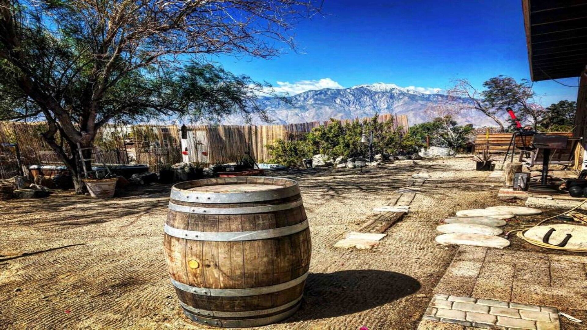 Enceinte de l’hébergement