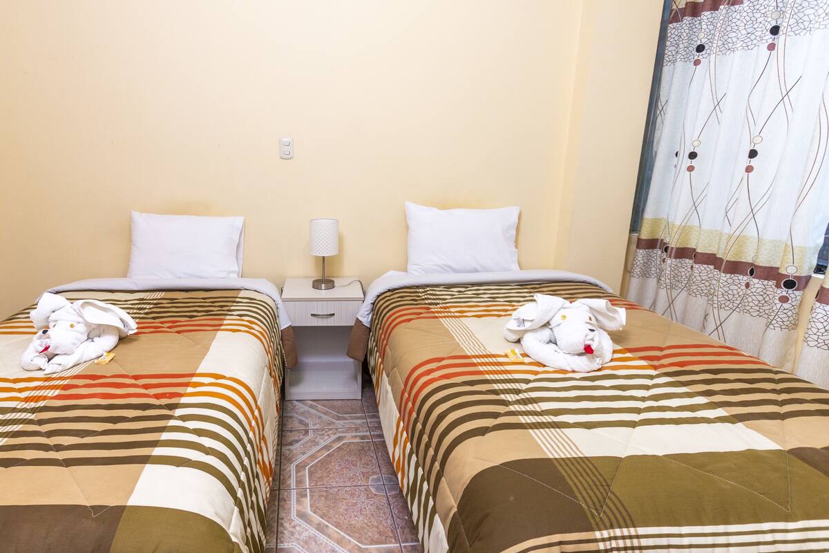 Wifi gratis y ropa de cama