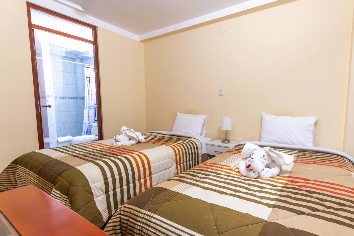 Wifi gratis y ropa de cama
