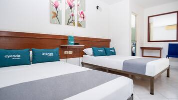 Quadruple Room | Hypo-allergenic bedding, free WiFi, bed sheets