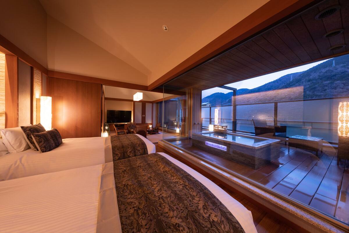 Japanese Style Room with Private Hot Spring, Foot Bath, (rocca, OMOI), Non-Smoking | In-room safe, WiFi (free)
