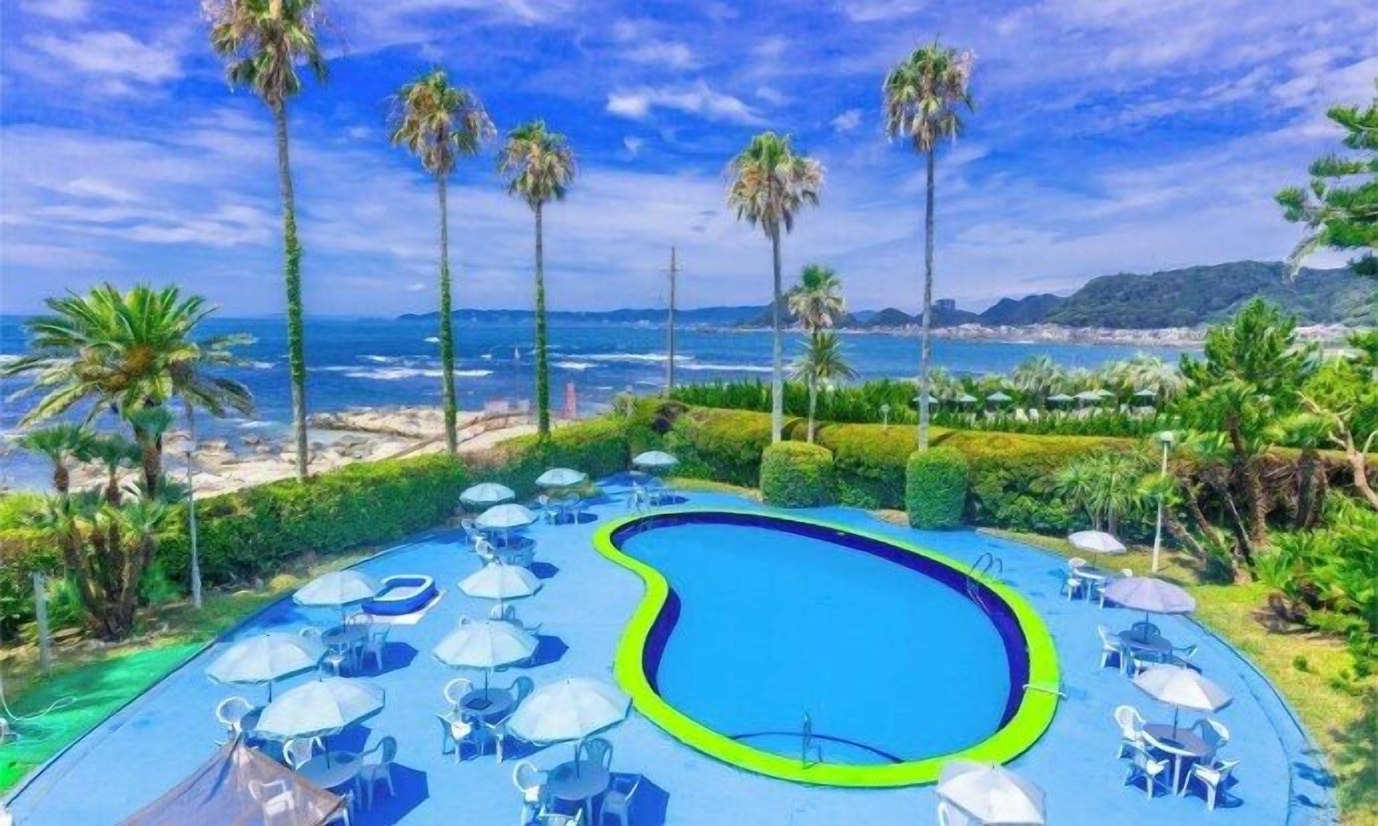 Pool. Kominato Miiri Onsen Hotel Green Plaza Kamogawa