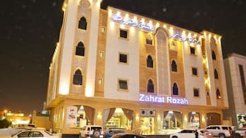 Front of property – evening/night